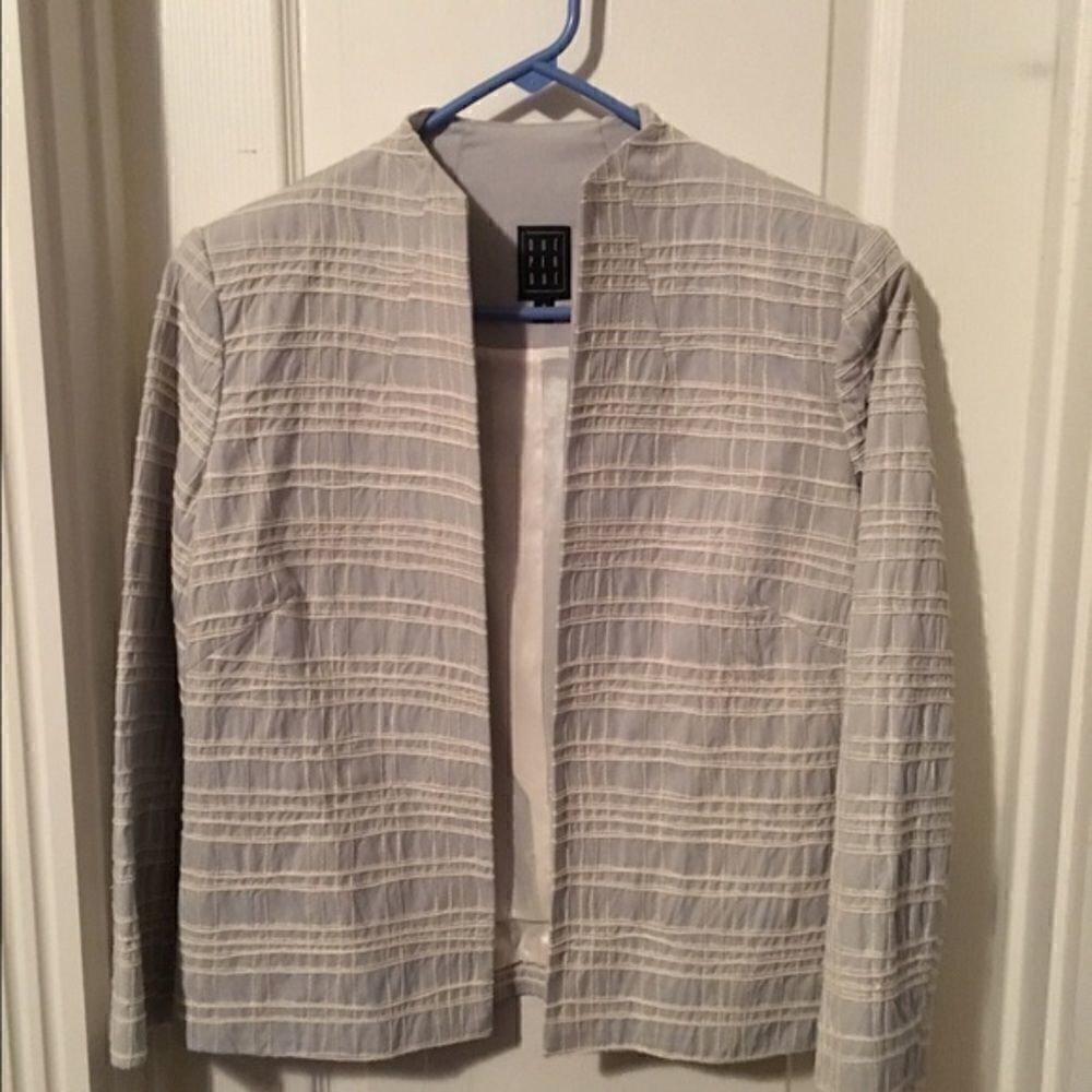 Light Blue and White Jacket